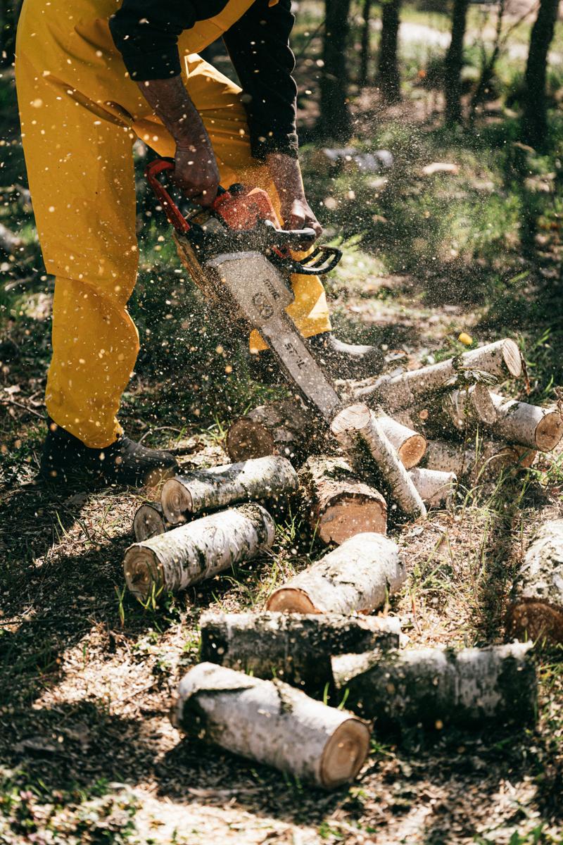chainsaw use