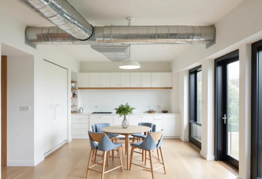 exposed ductwork
